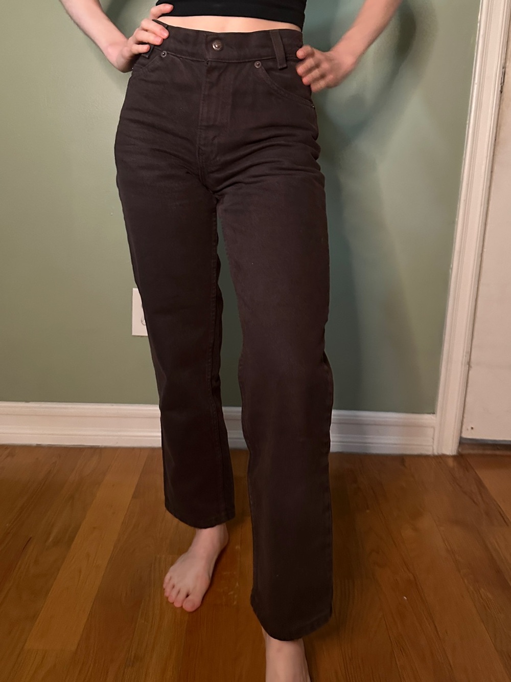 Vintage Levi’s 550 Orange Tab Brown Jeans